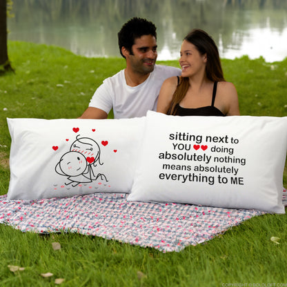 You Mean Everything to Me™ Couple Pillowcase Set