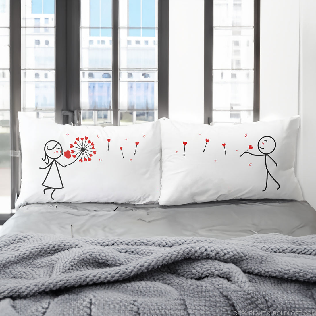 My Heart is All Yours™ Couple Pillowcase Set