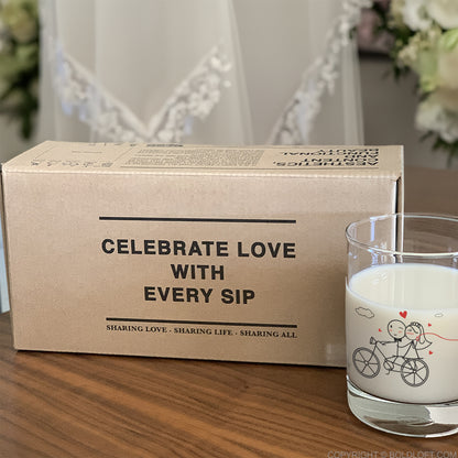 BoldLoft wedding glasses come in give-giving ready packaging, adding an extra touch of charm to your gift.