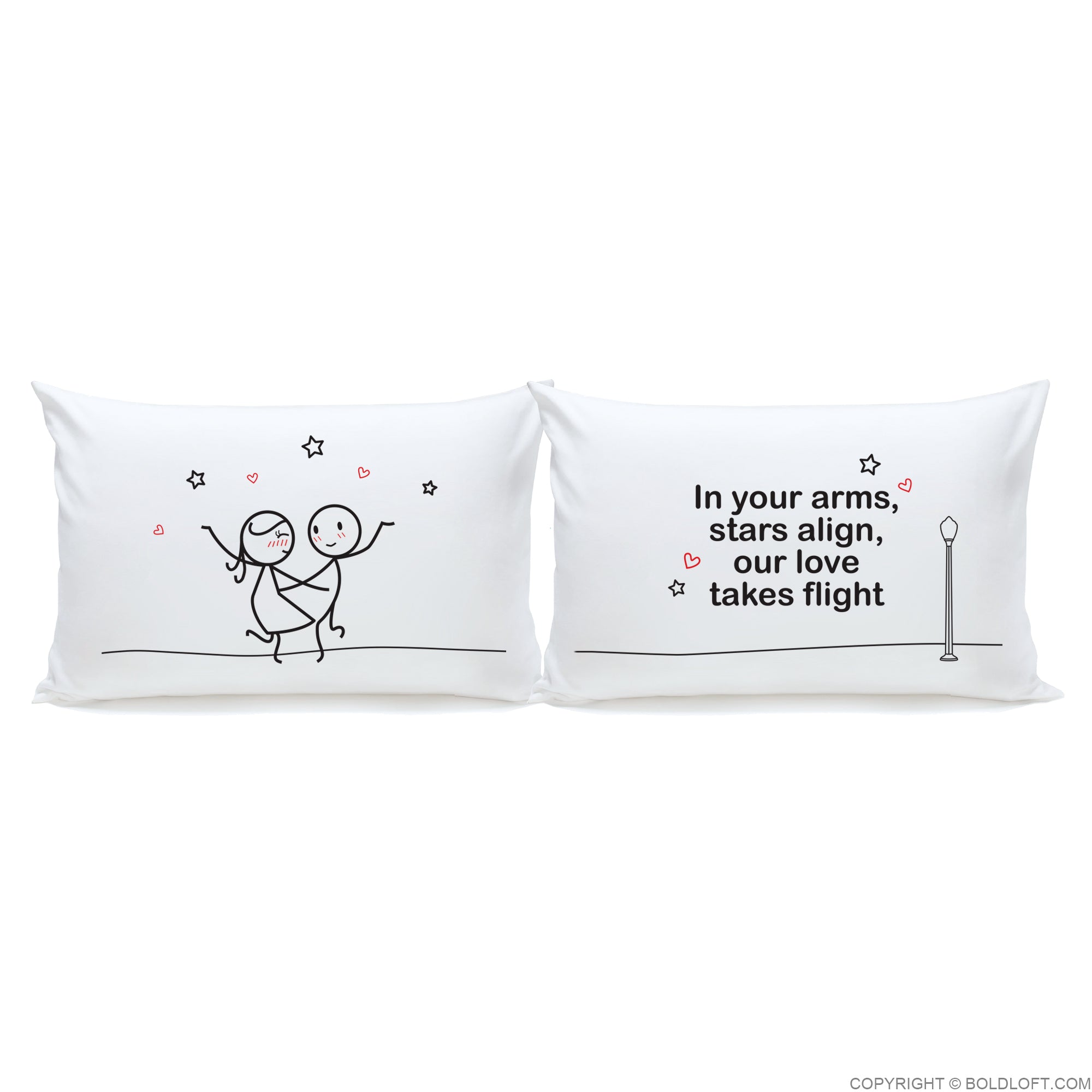 Dance Me Into Forever™ Couple Pillowcase Set