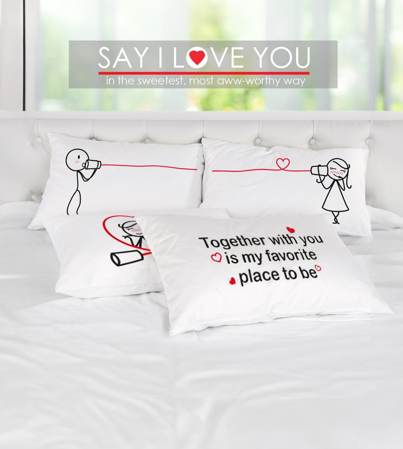 Explore BoldLoft couple gifts for him and her, featuring couple pillowcases, mugs, and glasses