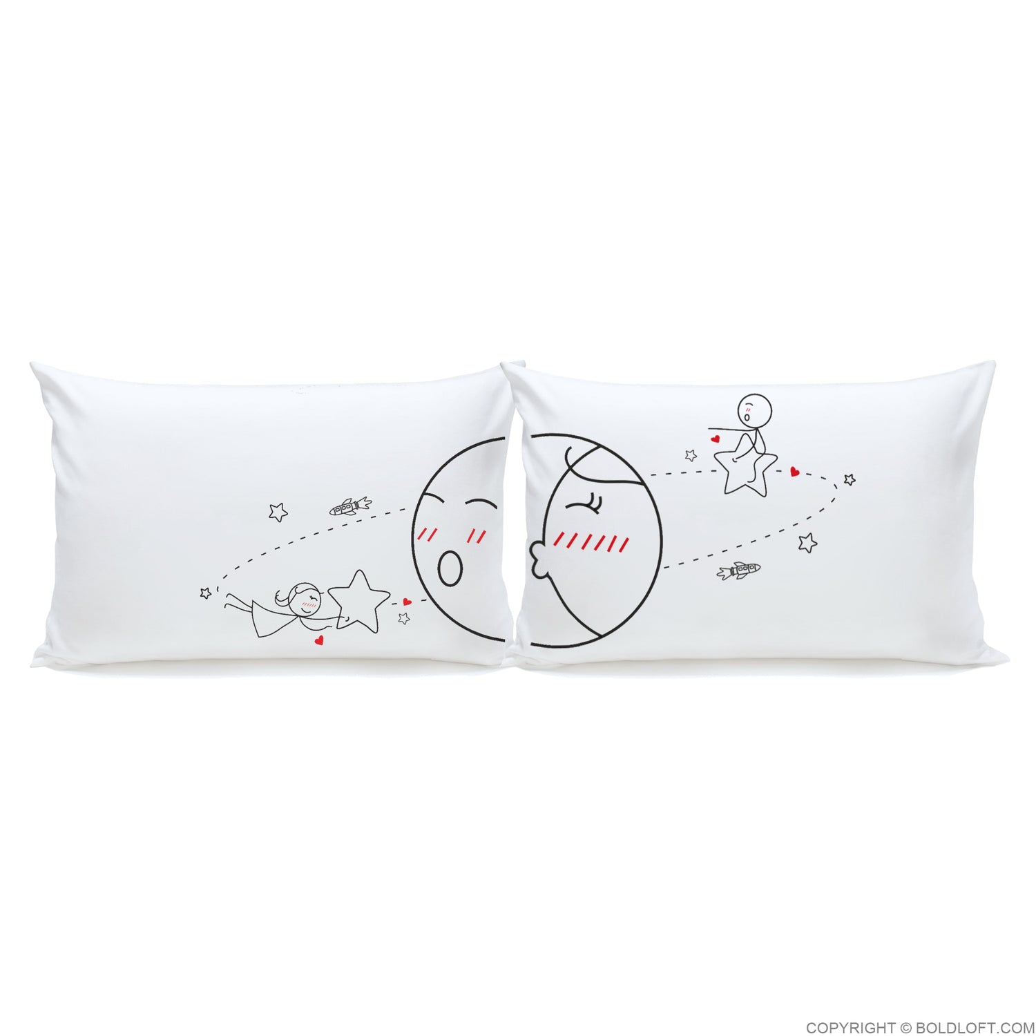 Love You to the Moon...and Back™ Couple Pillowcase Set