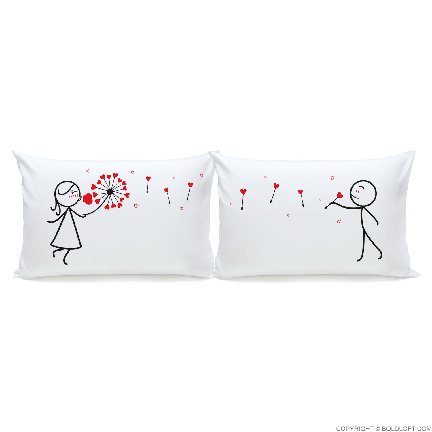 My Heart is All Yours™ Couple Pillowcase Set