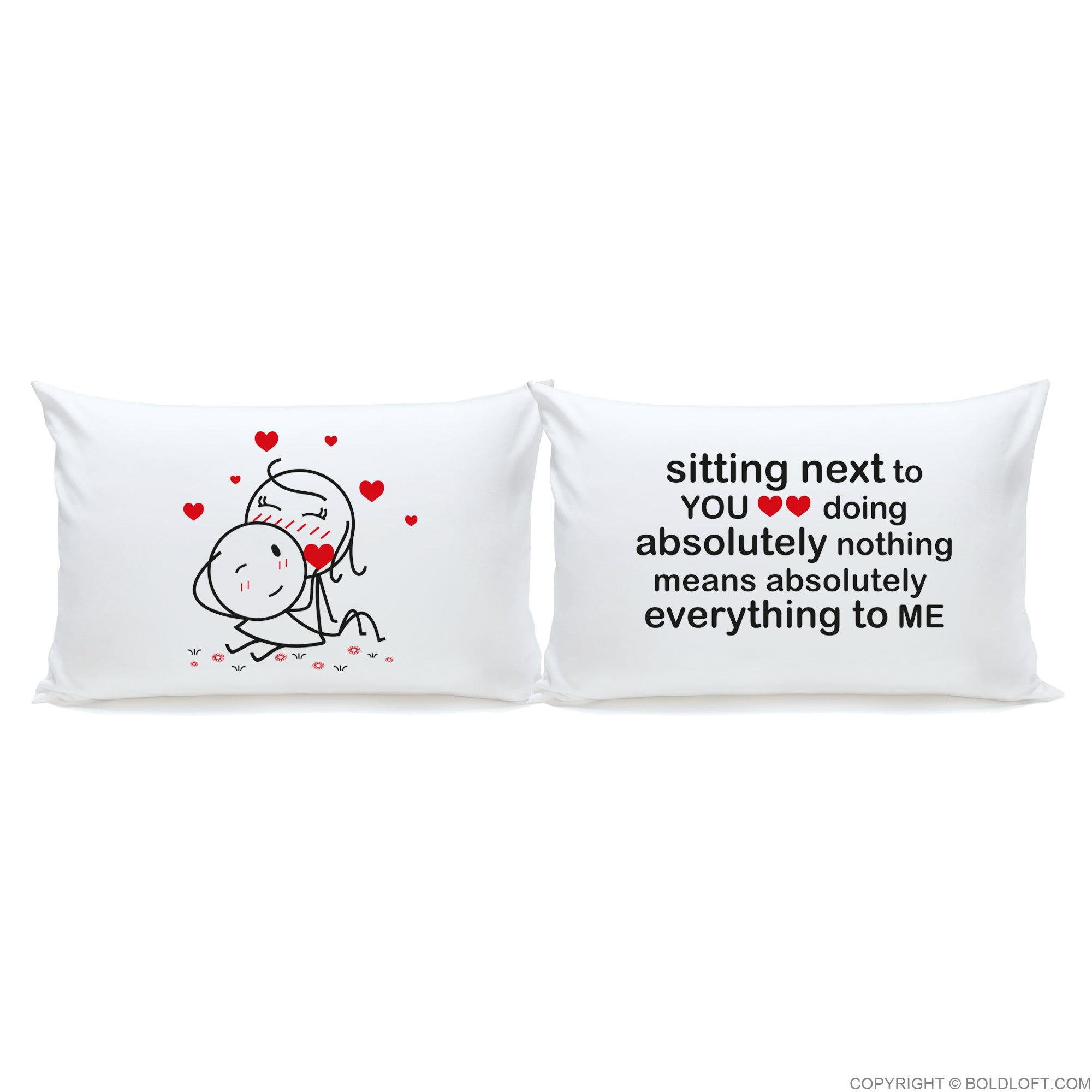 You Mean Everything to Me™ Couple Pillowcases