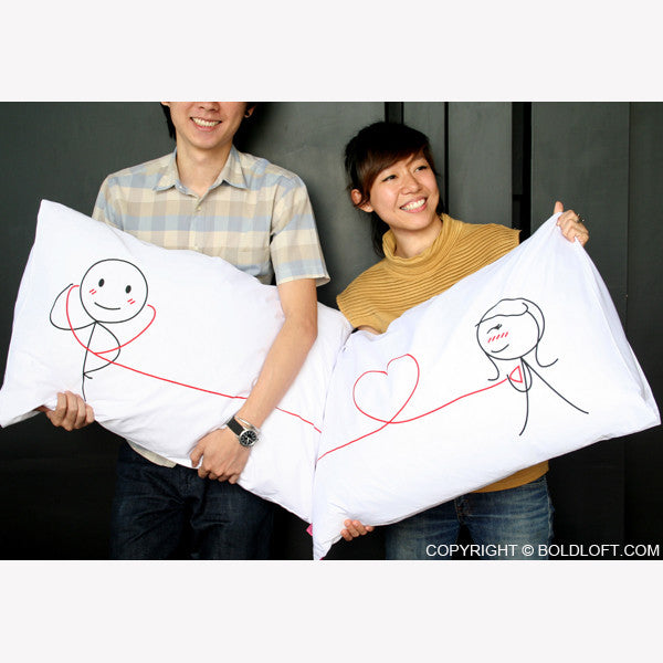 My Heart Beats For You™ Couple Pillowcases