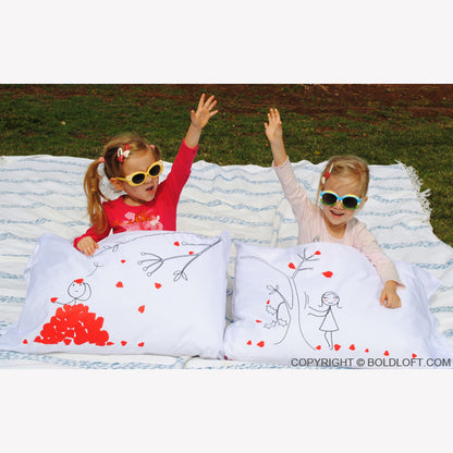BoldLoft Love You Madly His and Hers Pillowcases