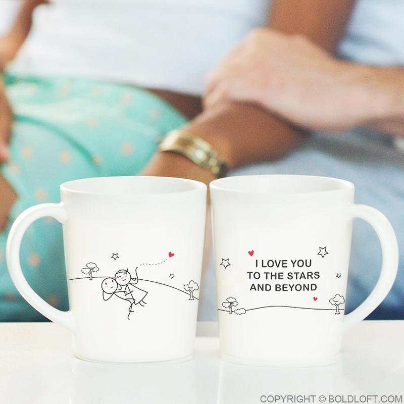 Love You to the Stars &amp; Beyond™ Couple Mugs