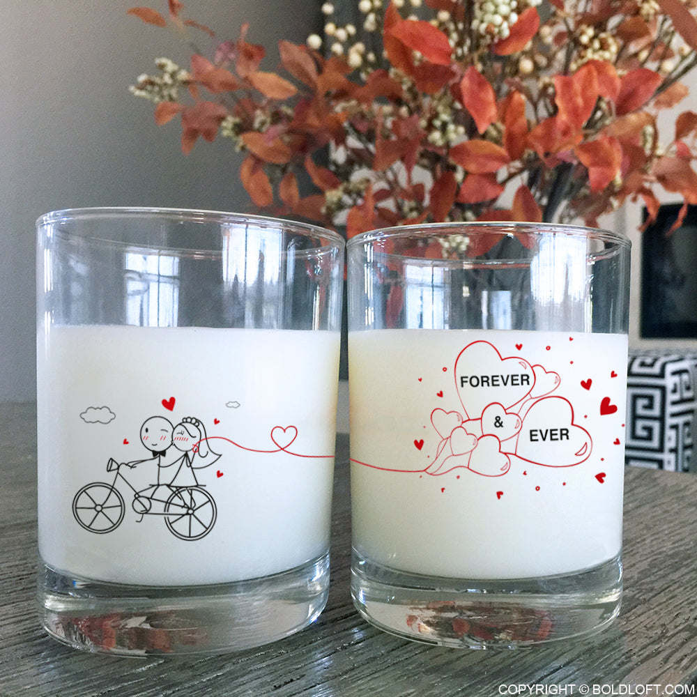 Forever & Ever™ Wedding Drinking Glasses