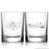 BoldLoft Forever & Always™ Wedding Drinking Glass Set for Bride and Groom