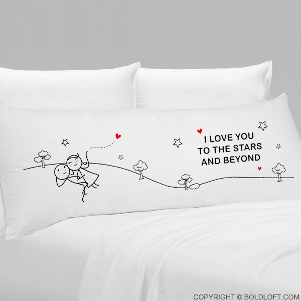 BoldLoft Love You to the Stars & Beyond® Body Pillowcase