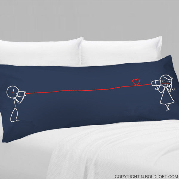 Say I Love You™ Body Pillowcase (Dark Blue)