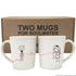 Tie the Knot™ Bride & Groom Coffee Mugs