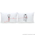 BoldLoft Tie The Knot™ Bride & Groom Wedding Pillowcases