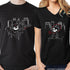 BoldLoft We’re Irresistibly Attracted Couple Shirts. Superheroes themed  his and hers shirts for couples, featuring cute love cartoon characters.