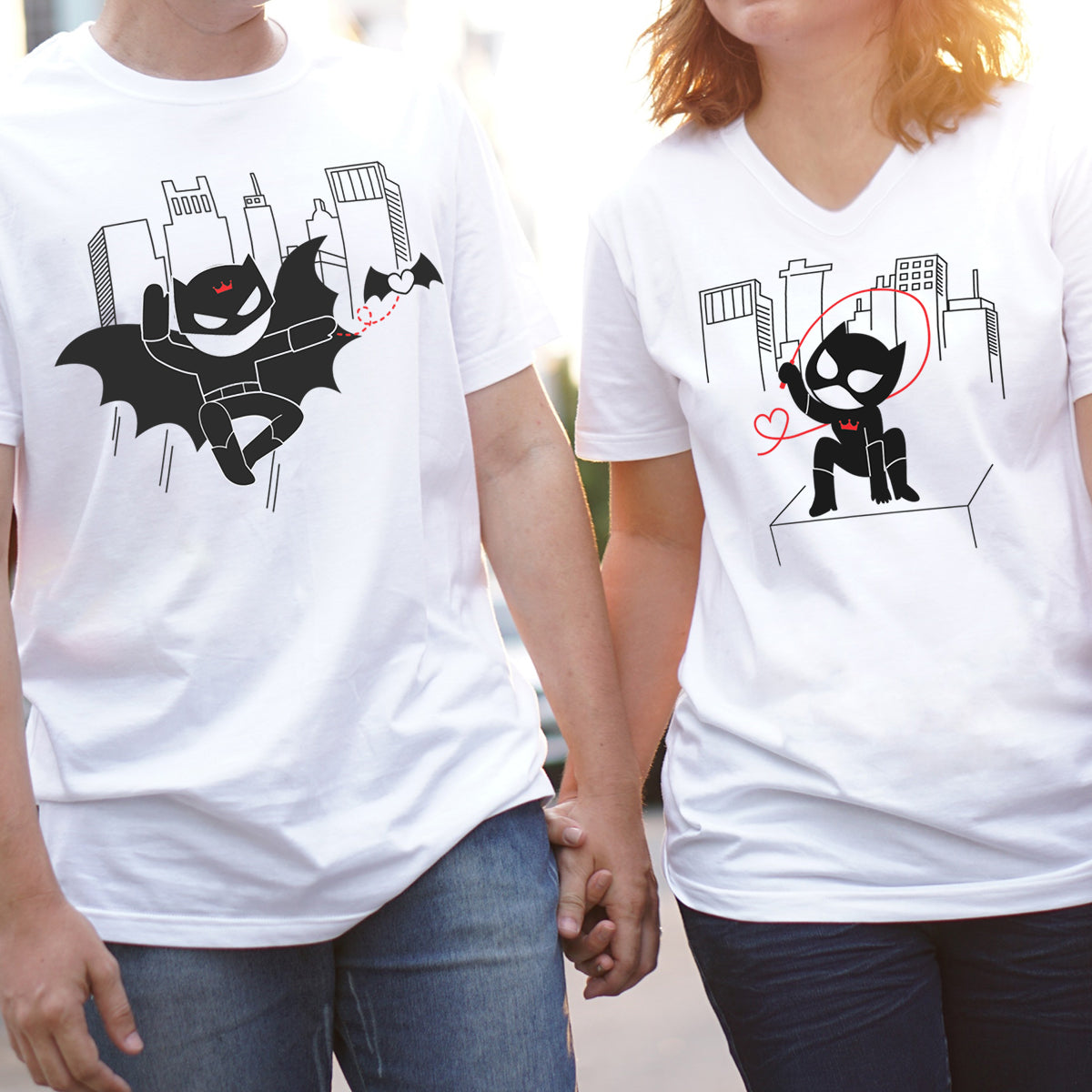 BoldLoft Love A Lot Gift Collection, from Superhero Couple Shirts to Movie Characters Gifts for Couples