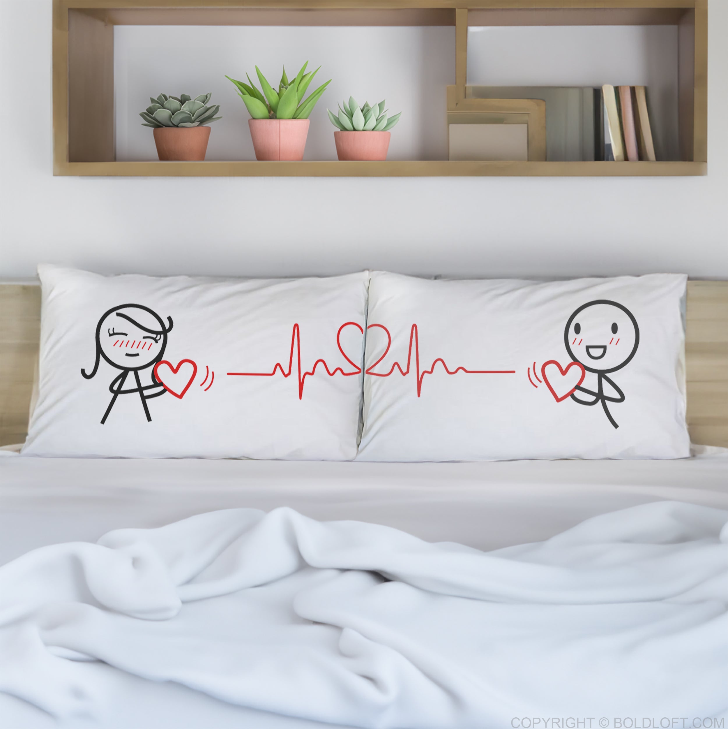 Funny 2024 couples pillowcases