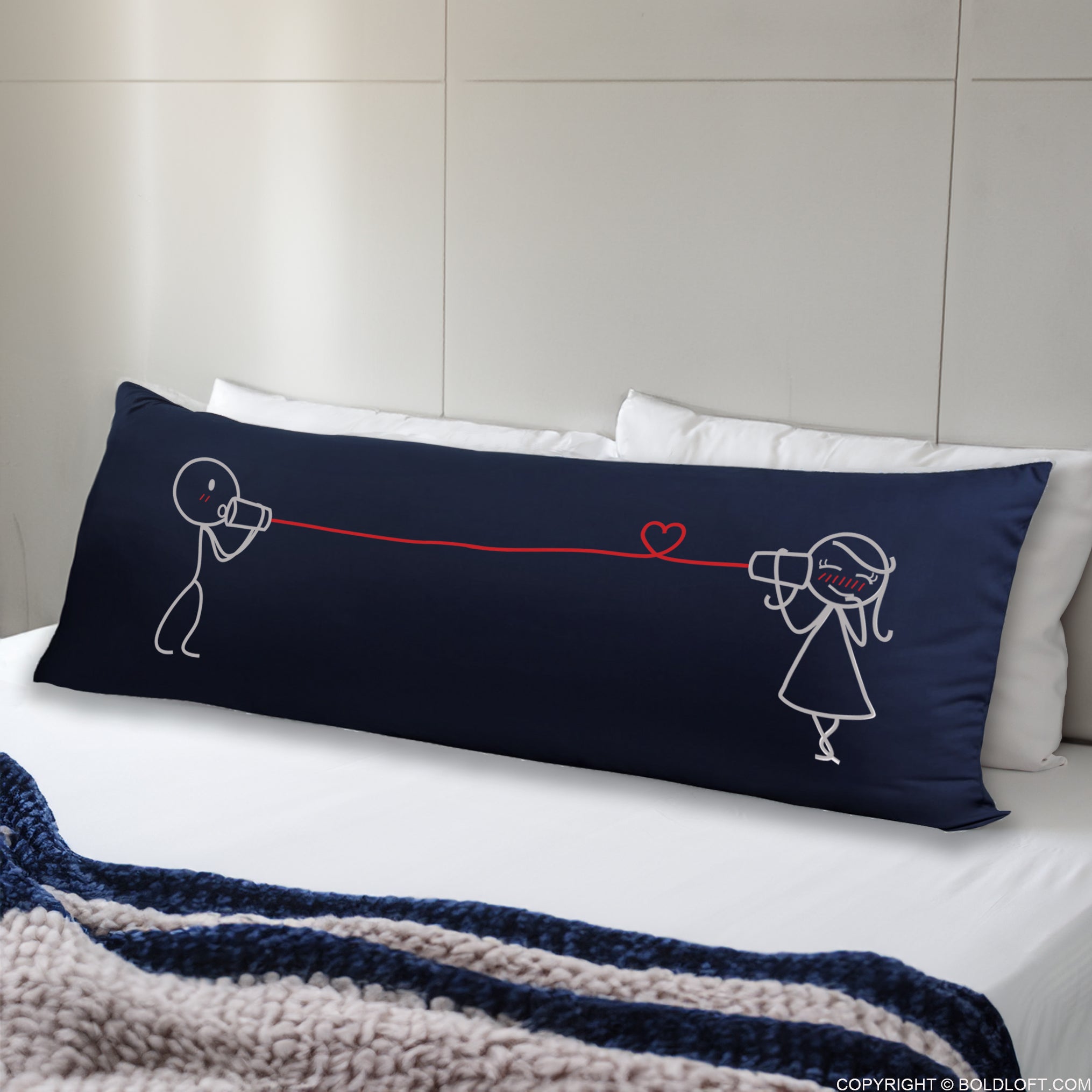 Gift love and comfort with BoldLoft Say I Love You body pillowcase – a romantic touch to your bedding that speaks from the heart.