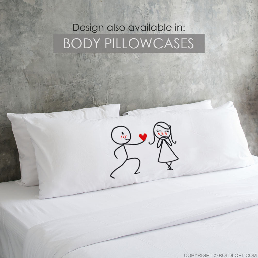 Romantic pillow outlet cases