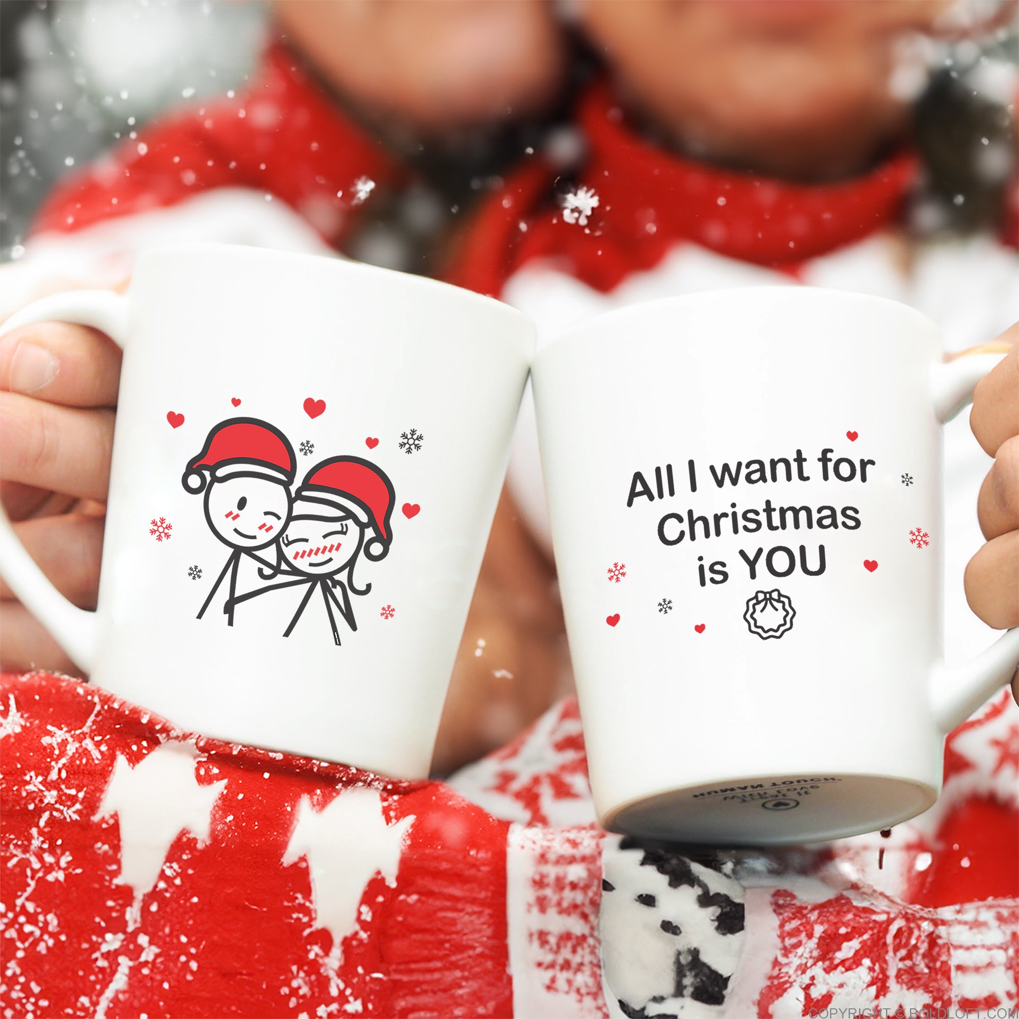 BoldLoft You Mean Everything to Me Couple Coffee Mugs- Couple Gifts for Him  and Her Couple Mug Set for Boyfriend Girlfriend Husband Wife Ceramic Gifts