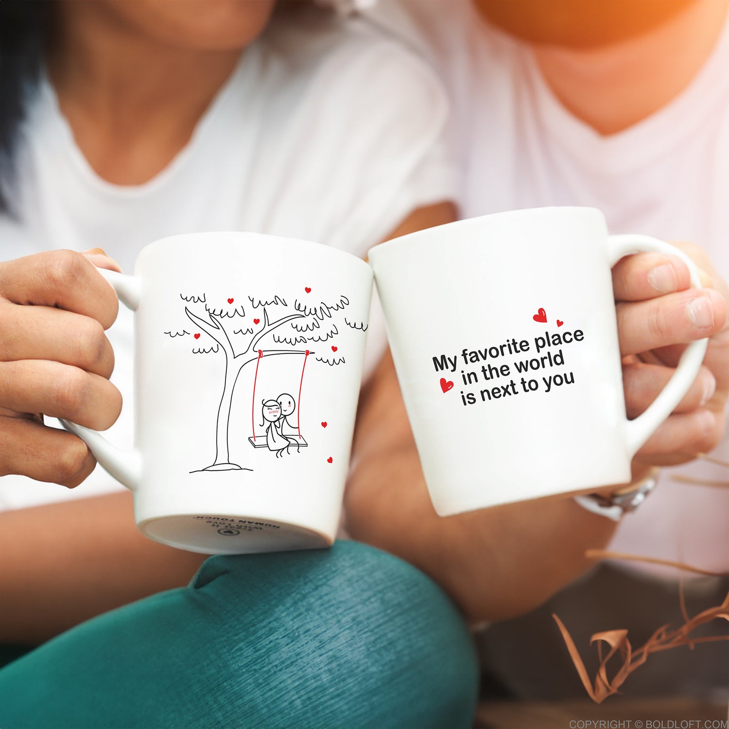 Next to You™ Couple Mug Set