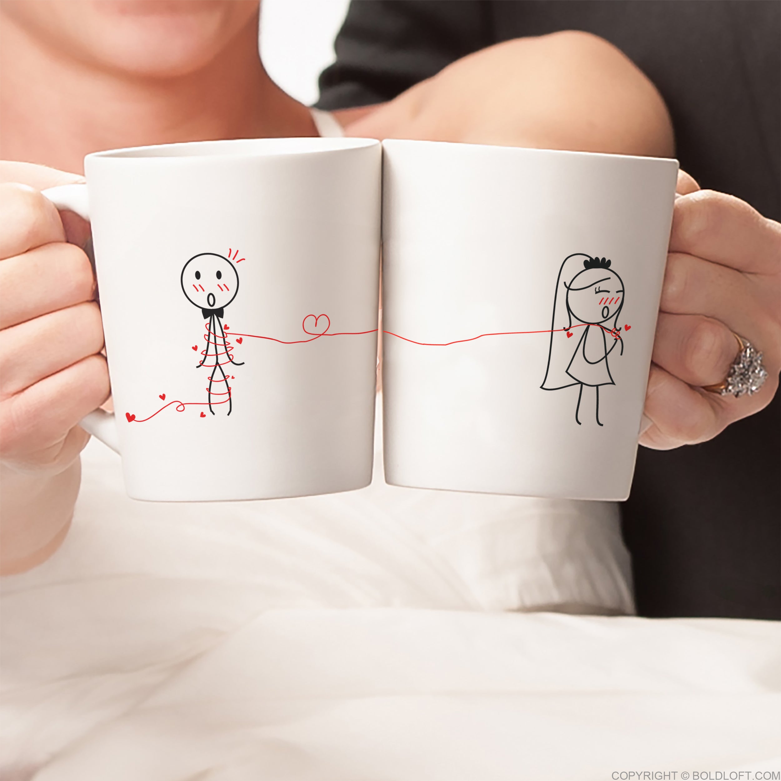 Wedding matching mug cheapest set