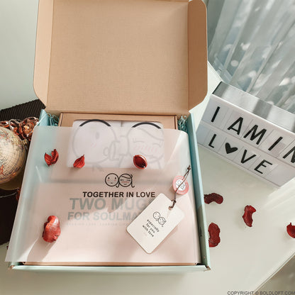 The BoldLoft Together in Love Couple Gift Set is thoughtfully packed in our signature gift box, making it a truly romantic and meaningful gift.