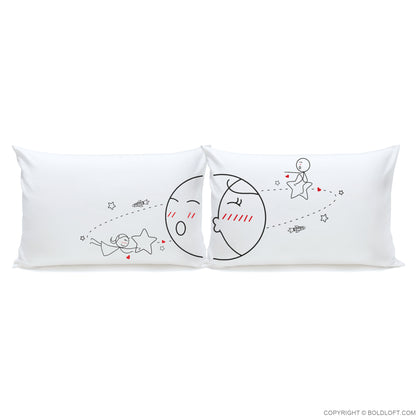 Love You to the Moon...and Back™ Couple Pillowcase Set