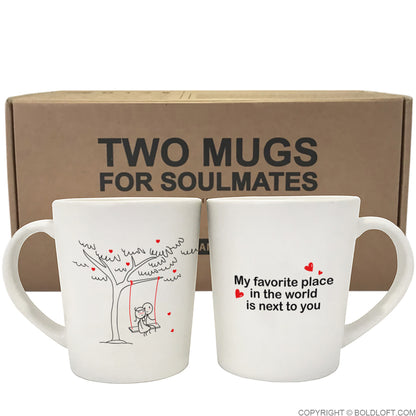Next to You™ Couple Mug Set