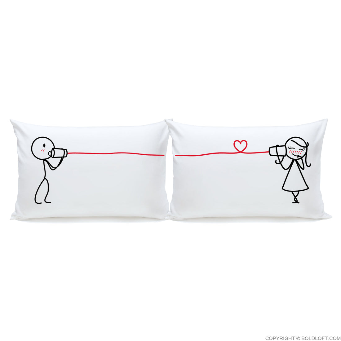 Valentines Day Gifts for Her-BoldLoft Say I Love You Couple Pillowcases