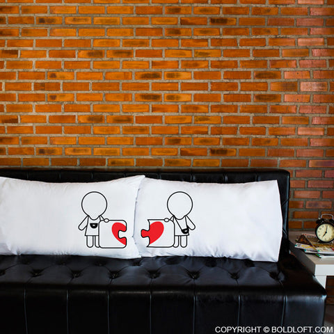 Lesbian Couple Wedding Gifts-Made for Each Other Lesbian Couple Pillowcase Set