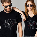 boldloft we are irresistibly his hers shirts bat cat couple shirts superhero gift for men women