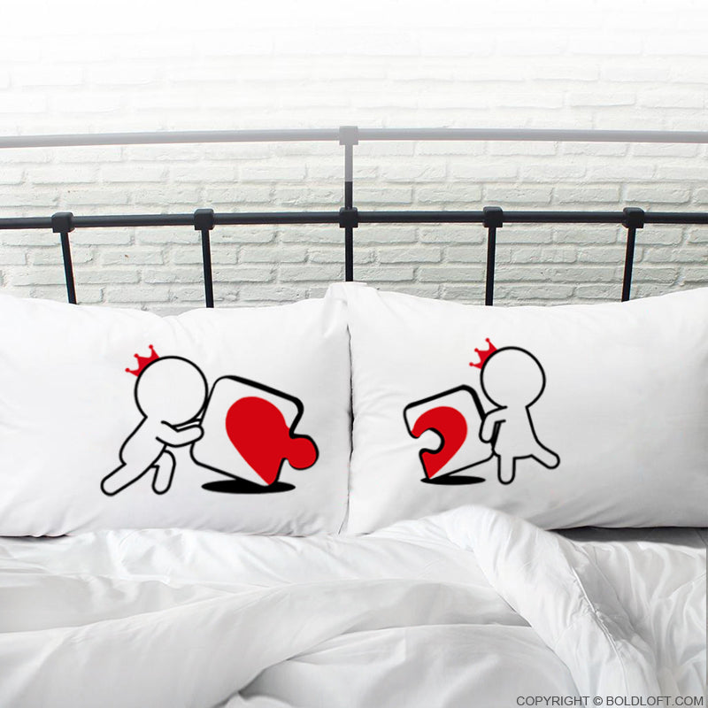 boldloft incomplete without you couple pillowcases his and hers pillowcases