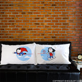 Valentine Gifts for Girlfriend BoldLoft Made for Loving You His and Hers Pillowcases Superhero Gifts for men women
