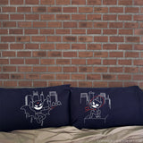 We're Irresistibly Attracted™ His & Hers Couple Pillow Cases