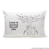 Grow Old with You™ Couple Pillowcases (Right)