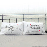 Love You to The Stars & Beyond™ Couple Pillowcases