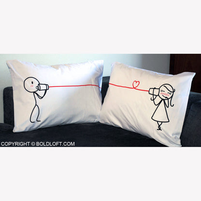 Valentine Gifts for Her-Say I Love His and Hers Pillowcases