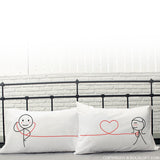 My Heart Beats For You™ Couple Pillow Cases