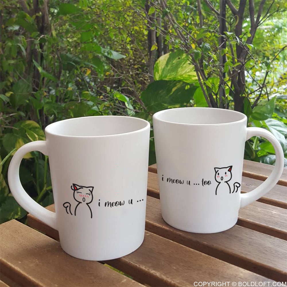 Couples Cat Mug – Spoiled Store