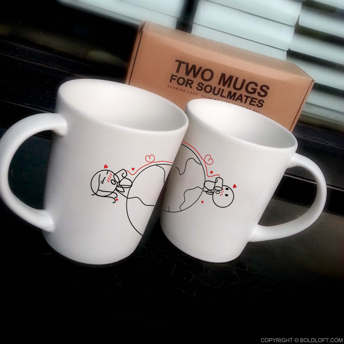boldloft long distance coffee mugs for couples