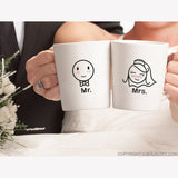 mr mrs gifts couples coffee mugs his hers cups bride groom gift set