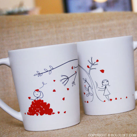 Love You Madly™ Couple Coffee Mugs