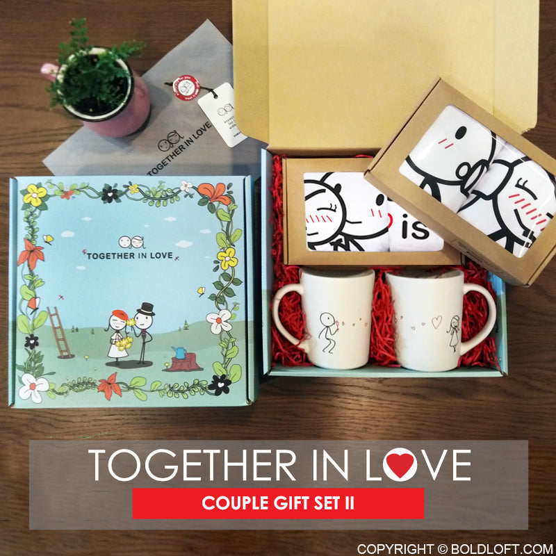 Together in Love™ Valentine Couple Gift Set II