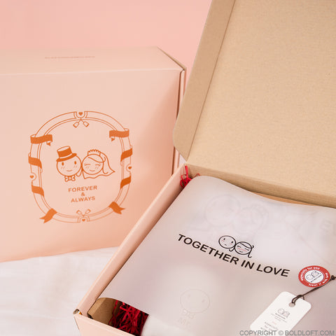 boldloft wedding gift set gift box for bride groom engagement gifts
