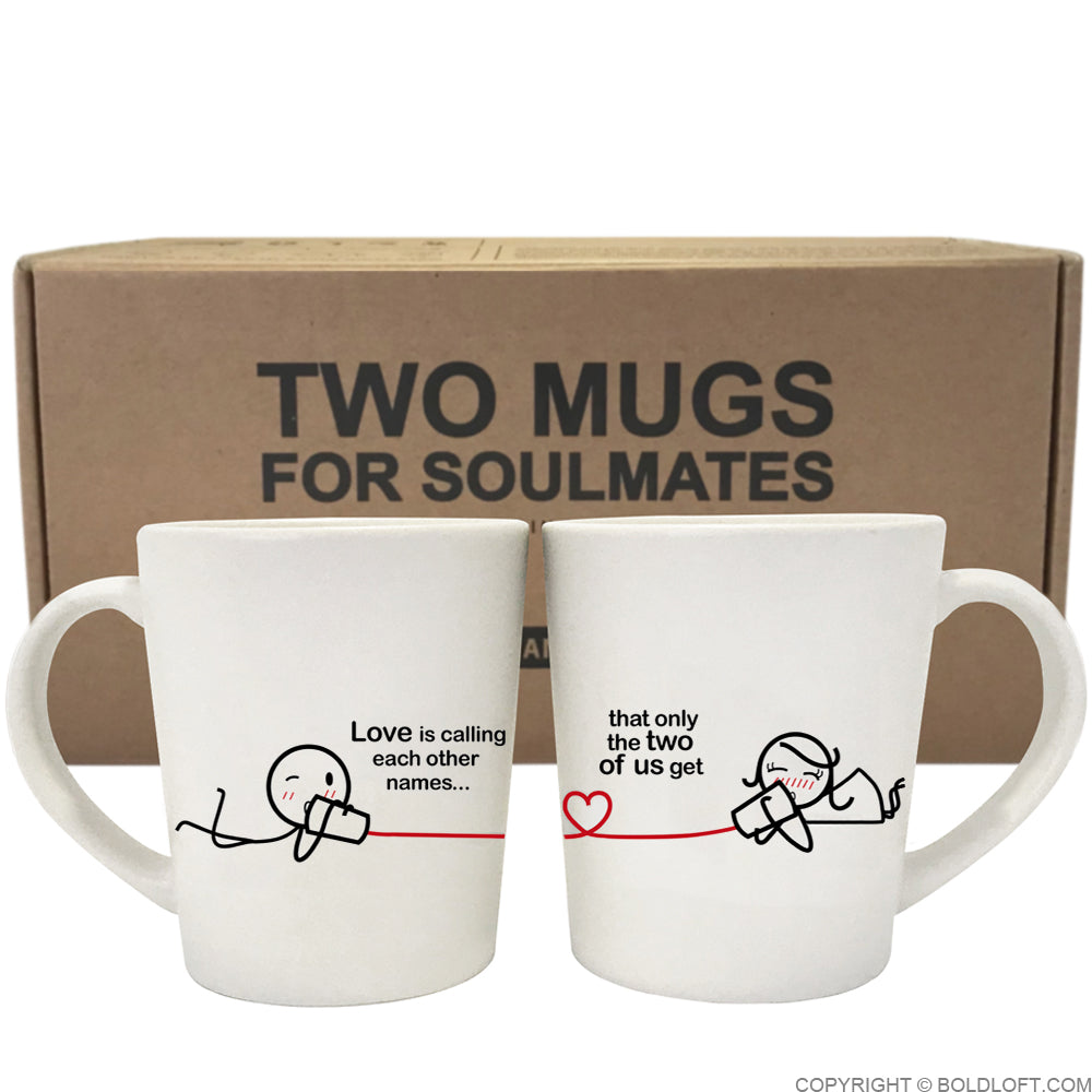 Between You &amp; Me™ Couple Coffee Mugs