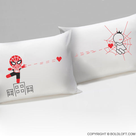 Valentines Day Gifts for Him Captured by Your Love His and Hers Pillowcases BoldLoft