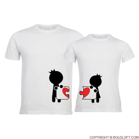 Complete My Heart™ Couple T-Shirts