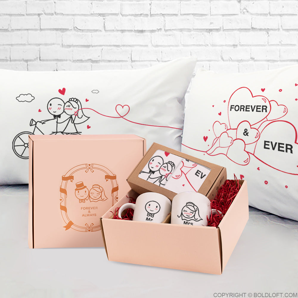 BoldLoft Forever Ever Gifts for Newlyweds,Engagement Gifts for Couples –  BOLDLOFT