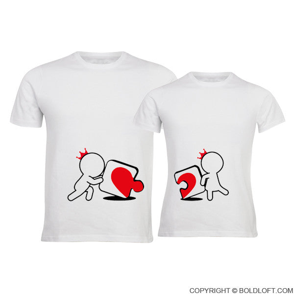 Incomplete Without You™ His &amp; Hers Couples Shirts