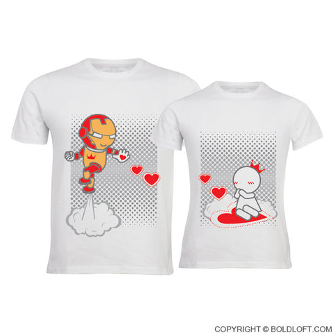 Keep Calm And Love Me™ Couple T-Shirts
